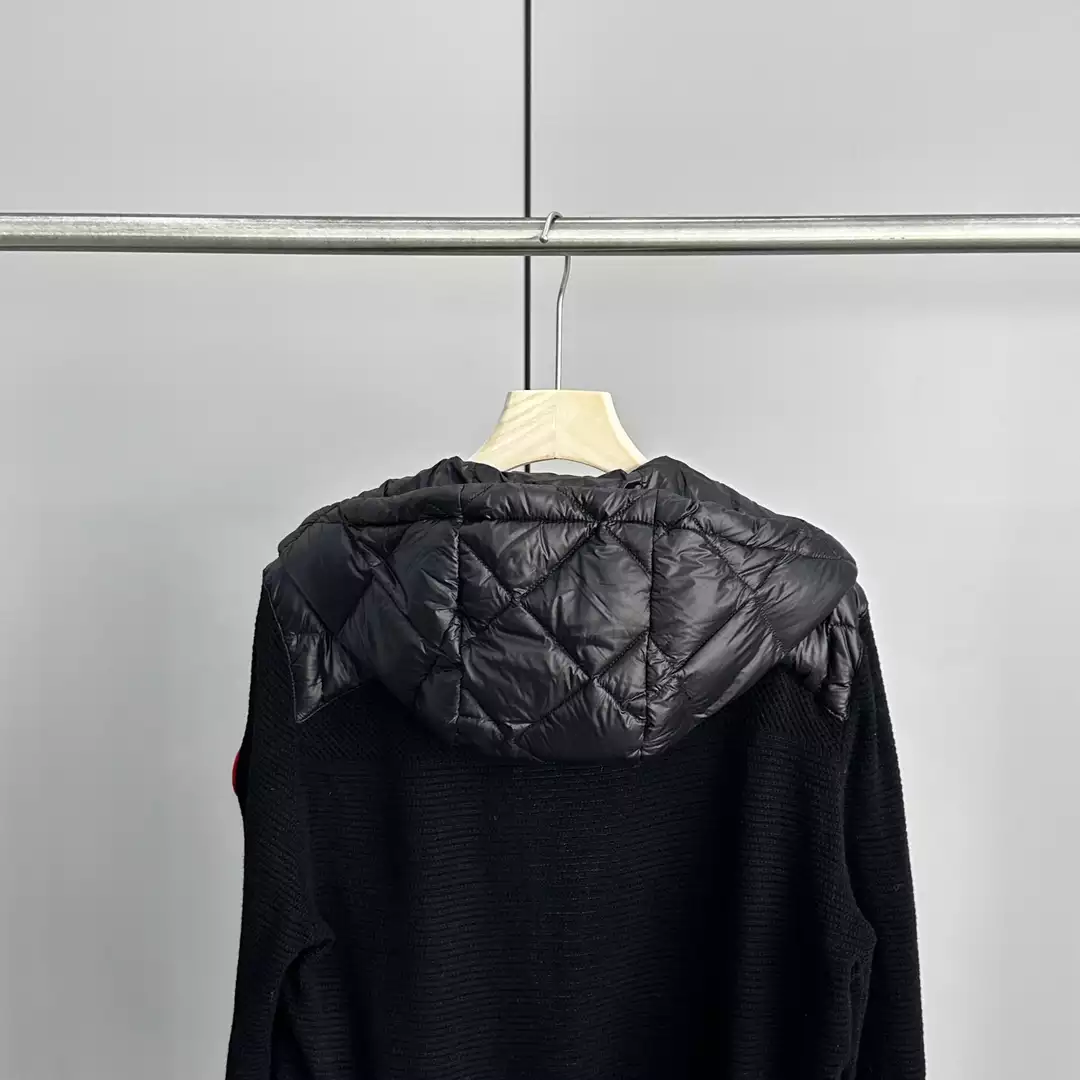 Can*a Go*e women's hybridge quilted knit hoody