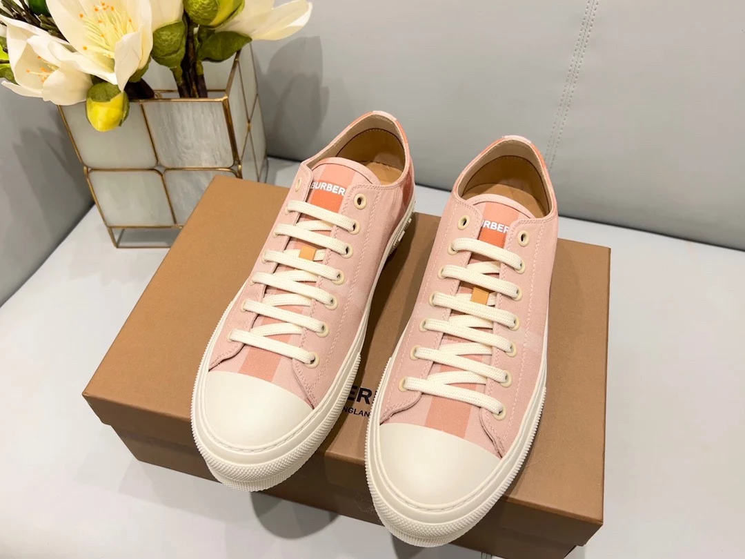 B**rry check cotton sneakers - bbr128