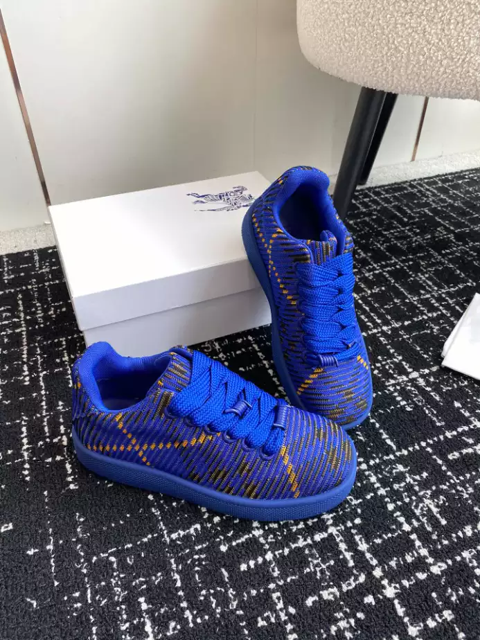 B**rry checked knitted sneakers - bbr100