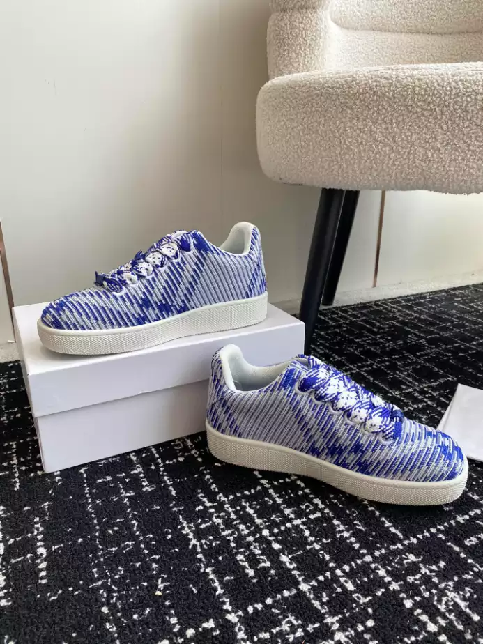 B**rry checked knitted sneakers - bbr101