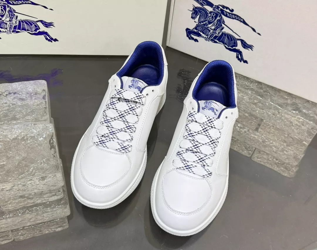 B**rry leather stock sneakers in white - bbr091