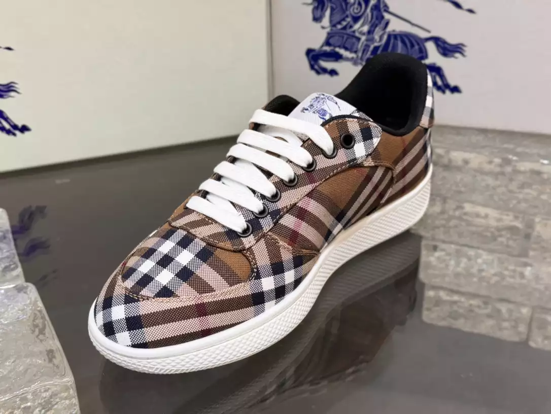 B**rry terrace check sneakers - bbr106