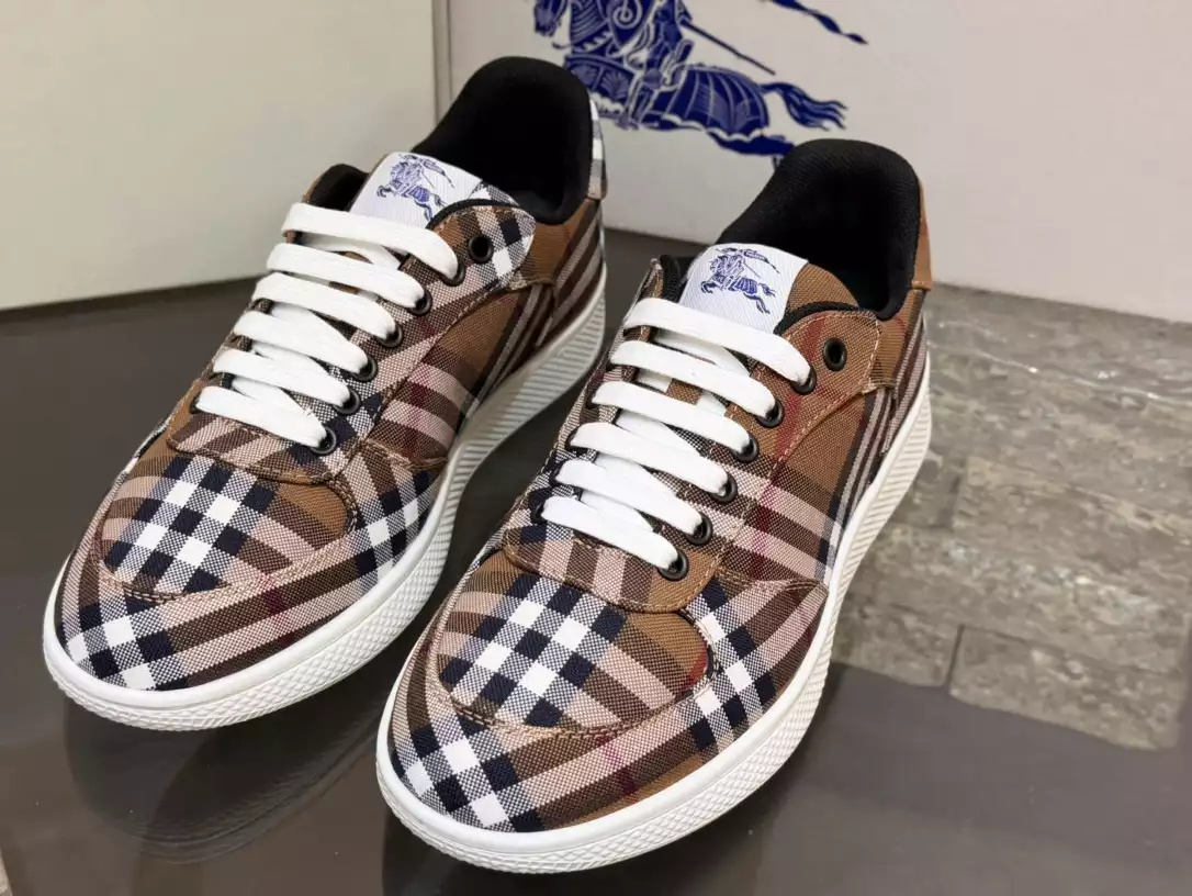 B**rry terrace check sneakers - bbr106