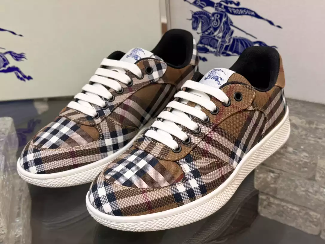 B**rry terrace check sneakers - bbr106