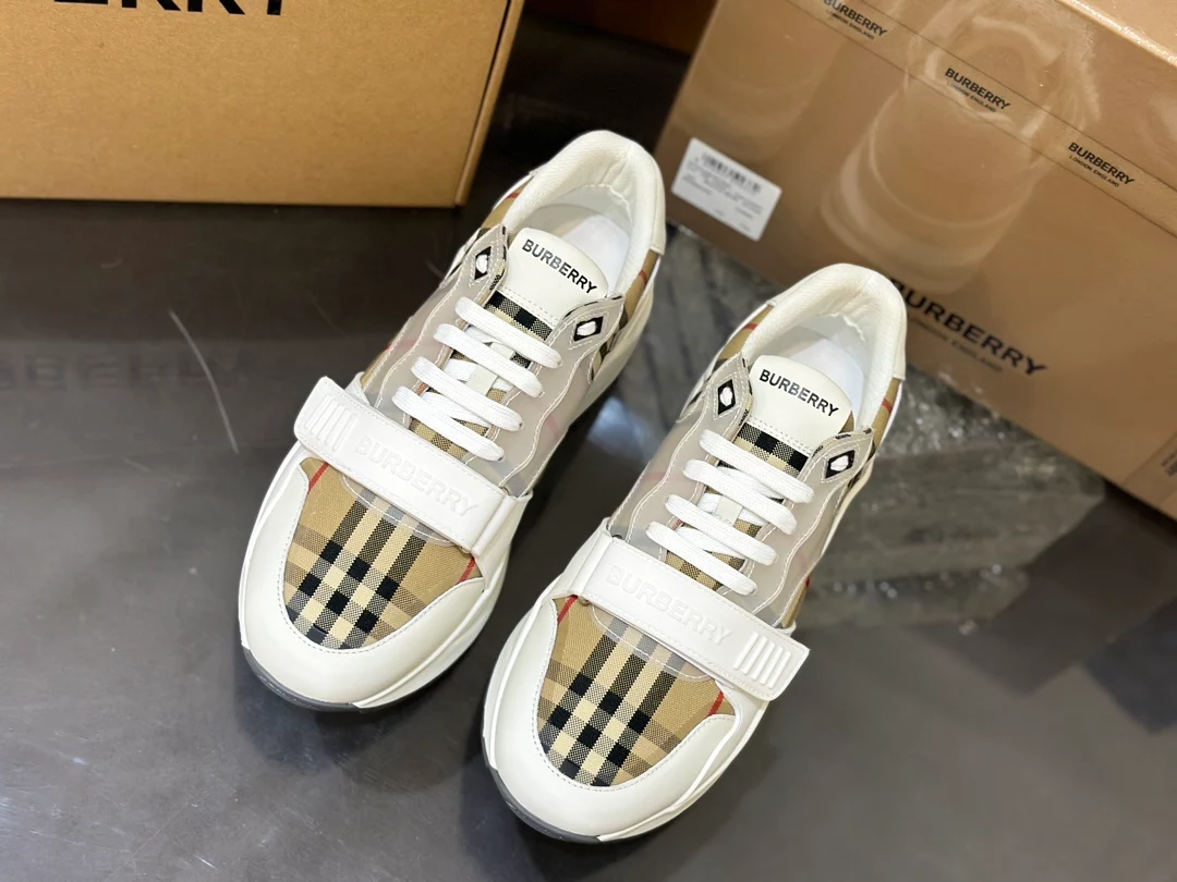 B**rry vintage check sneakers - bbr107