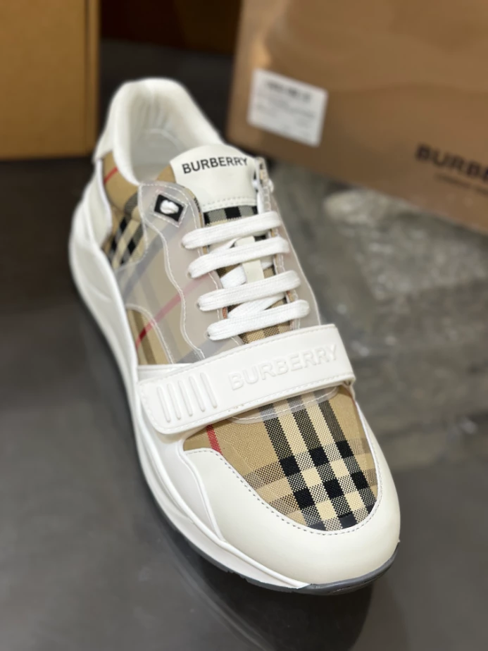 B**rry vintage check sneakers - bbr107