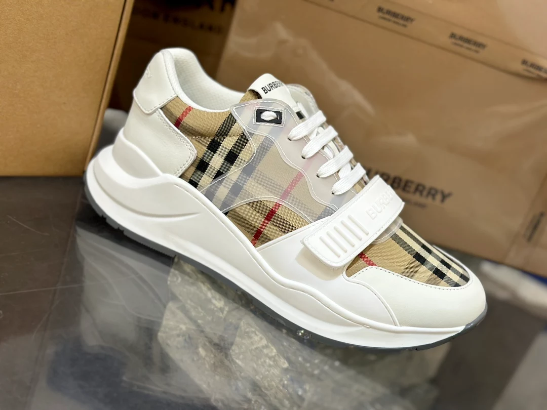 B**rry vintage check sneakers - bbr107