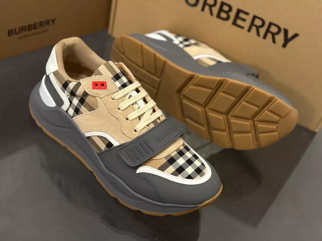 B**rry vintage check sneakers - bbr108