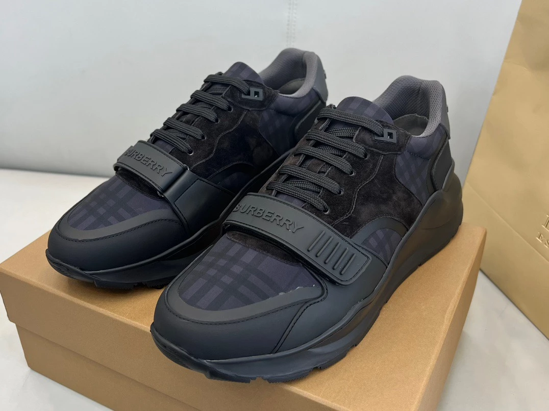 B**rry vintage check sneakers - bbr119