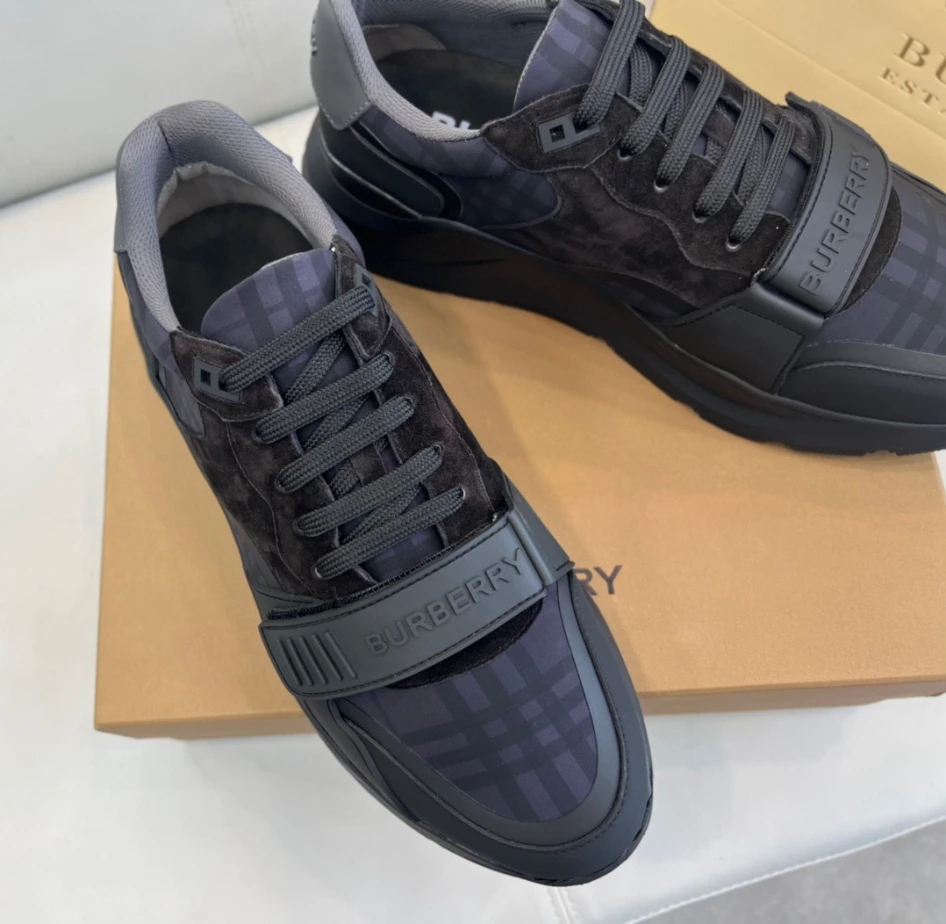 B**rry vintage check sneakers - bbr119