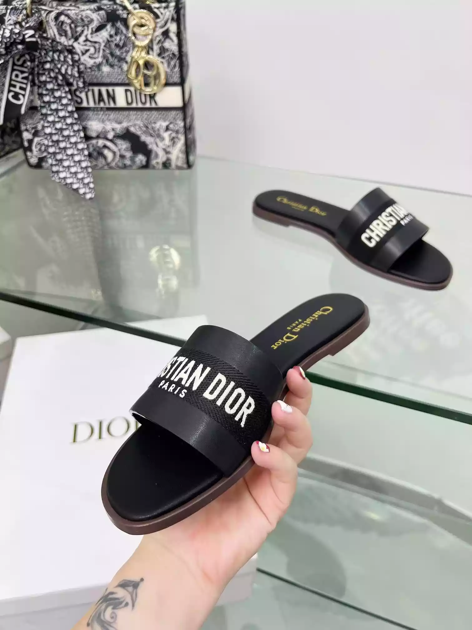 D*or dway heeled slide black - sdd010